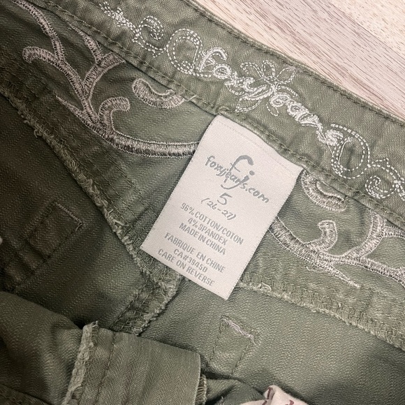Sage Green Lowrise Jeans - Picture 5 of 5